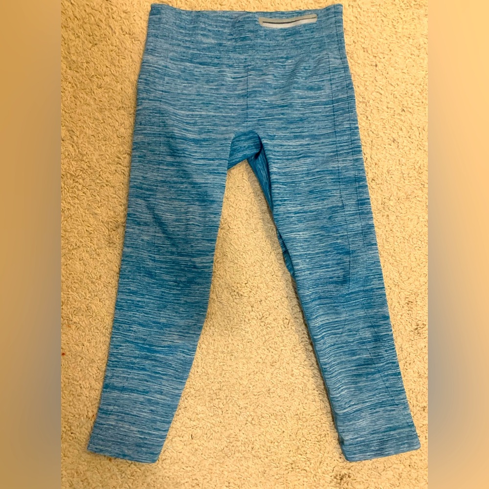 Crop leggings - Threadborne Seamless Heathered Compression Crop tight